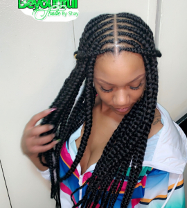 Feed in braids for Beyoutifulshade