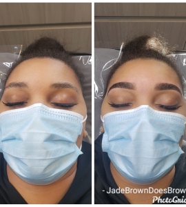 HD Brow Lamination + Tint for JadeBrownDoesBrows