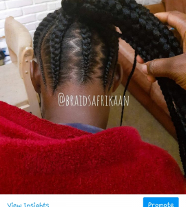 Feed in braids for Braidsafrikaan