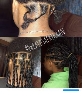 Knotless Braids for Braidsafrikaan