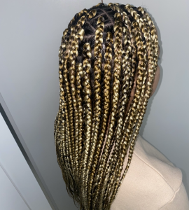 Medium Box Braids for KasaiStudio