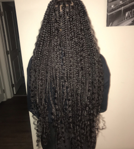 Goddess braids for The_Look_By_Lyd