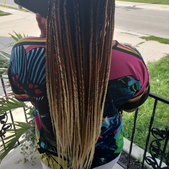 Knotless Braids for StyledbyNiftyB