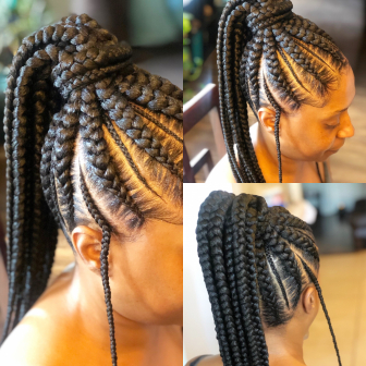 Feed in braids for HairbyTavia