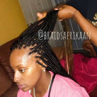 Small Box Braids for Braidsafrikaan
