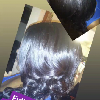 Weave installation w. Leave out for Gifted_Hands_Creative_Styles
