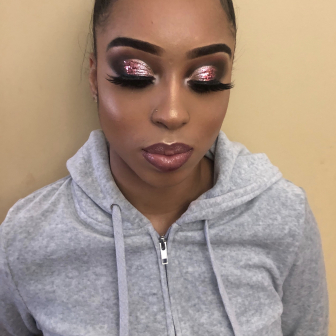 Shimmery/Glitter look for Slayedbyslay