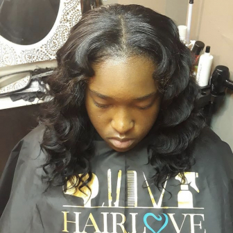 Weave installation w. Leave out for BrainzNBeauty