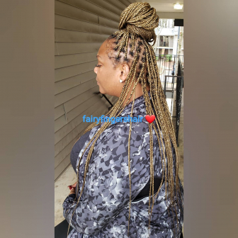 Knotless Braids for Fairyfingershair_braiding