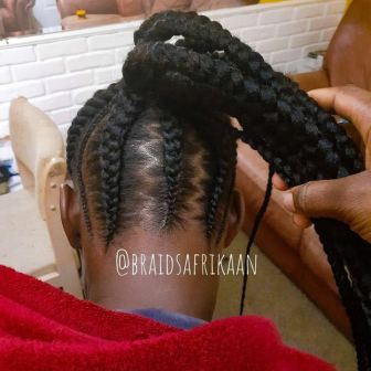 Feed in braids for Braidsafrikaan