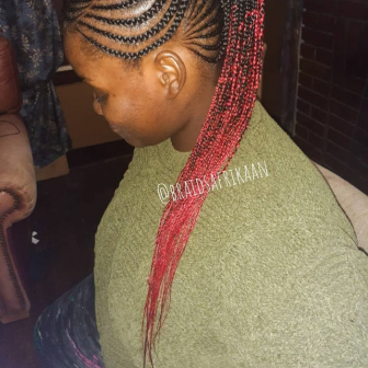 Feed in braids for Braidsafrikaan