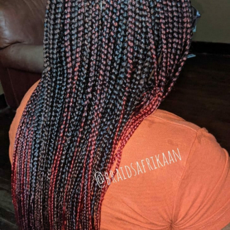 Medium Box Braids for Braidsafrikaan