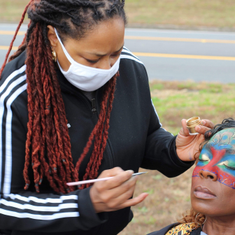 Theatre makeup for MALAPADIBEAUTEELLC