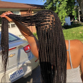 Small Box Braids for Knotlessgang