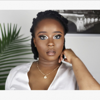 Shimmery/Glitter look for Afua_Artistry