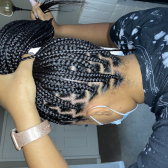Knotless Braids for Hairbygat