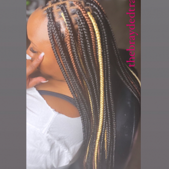 Medium Box Braids for TheBraydedTrap
