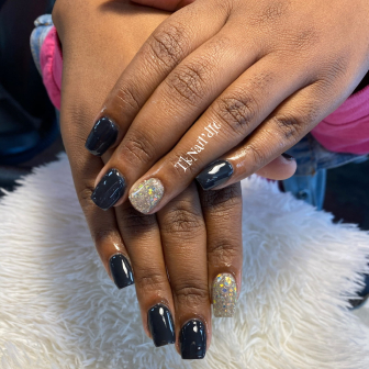Acrylic Overlay for Knightz_Cutting_Up_Salon_and_Hair