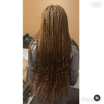 Small Box Braids for Hairslayedbydes