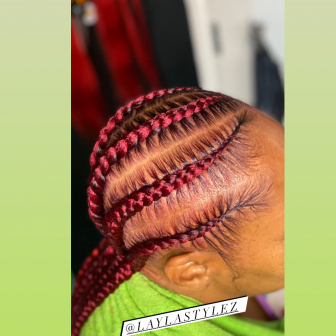 Feed in braids for Layla_Stylez