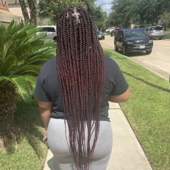 Medium Box Braids for Braidsbydestt0