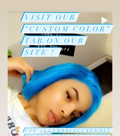 Custom color for LaAmbria_Luxe_Hair