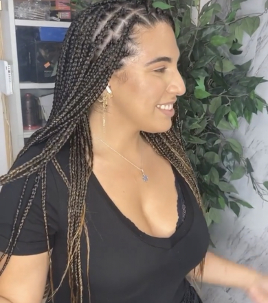 Medium Box Braids for Thehairbar