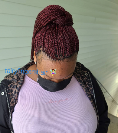 Senegalese Twists for Fairyfingershair_braiding