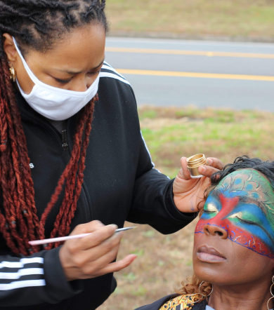 Theatre makeup for MALAPADIBEAUTEELLC