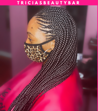 Feed in braids for TriciasBeautyBar