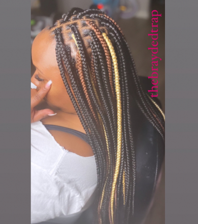 Medium Box Braids for TheBraydedTrap