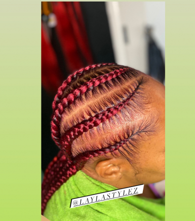 Feed in braids for Layla_Stylez