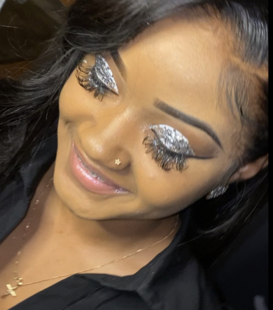 Shimmery/Glitter look for Aesthetically_Ashlyn