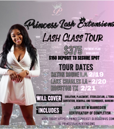 Lash Tech Classes (Group session) for sierra robinson Lash Tech Classes (Group session) for sierra robinson